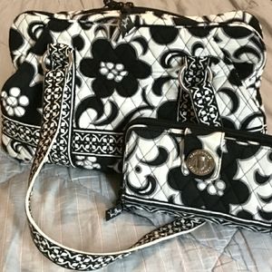 Vera Bradley Handbag Plus Full Size Wallet